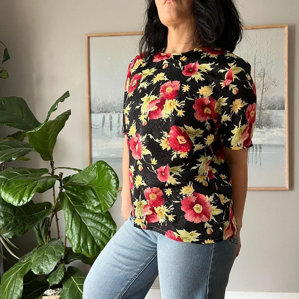 Handmade vintage floral